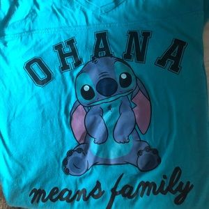 Disney stitch hi-lo tshirt